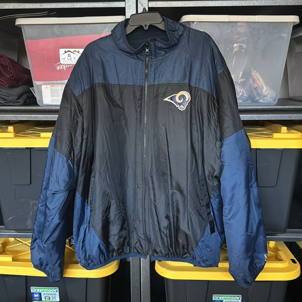 🌿Final Sale Vintage G-III Sports by Carl Banks St. Louis Rams Reversible Jacket